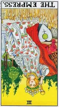 塔罗女皇(皇后)逆位爱情未来及结果解析