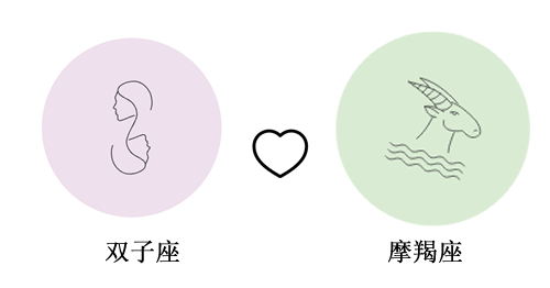 双子座和摩羯座谈恋爱合适吗?(配对指数：)