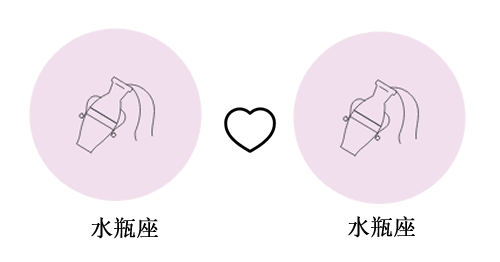 水瓶座和水瓶座谈恋爱合适吗?(配对指数：)