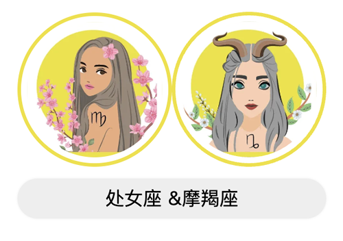 处女座与摩羯座的友谊适配度