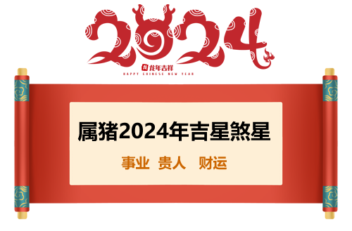 属猪人2024年运势吉星凶星图解