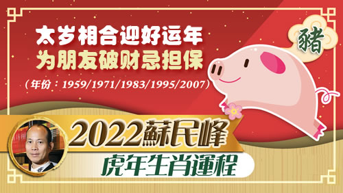 苏民峰2022年属猪人运势
